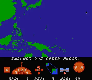 Silent Service (Europe) screen shot game playing